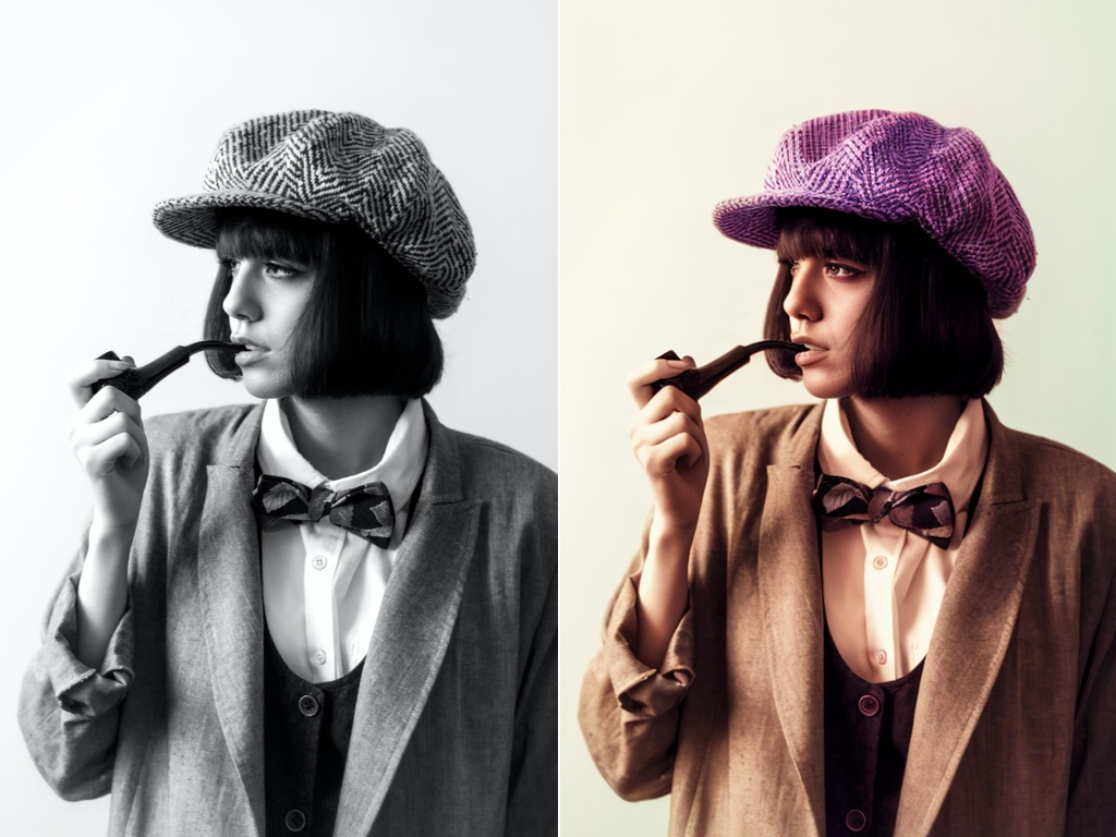 Colorizing black-and-white photo by pix2pix  model in Stable Diffusion