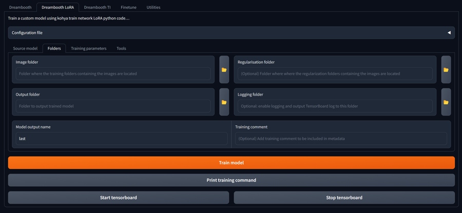 Dreambooth Lora dataset folder setup tutorial