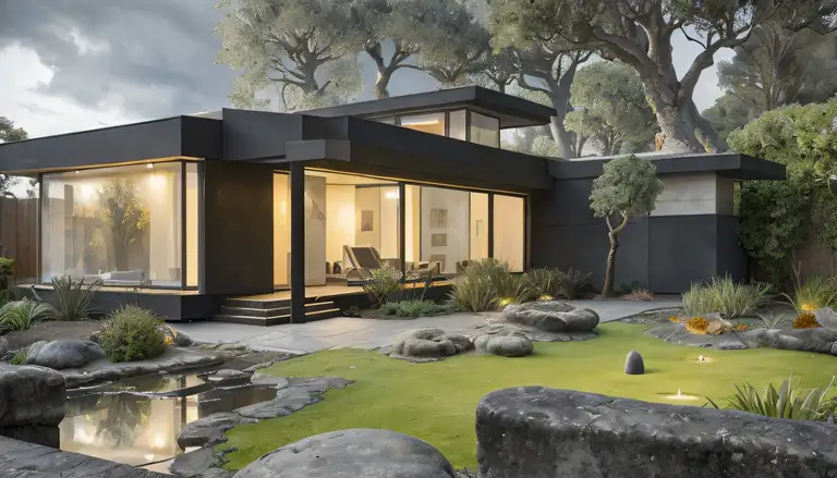 Wallpaper AI render of sustainable villa by Daniel Sandner