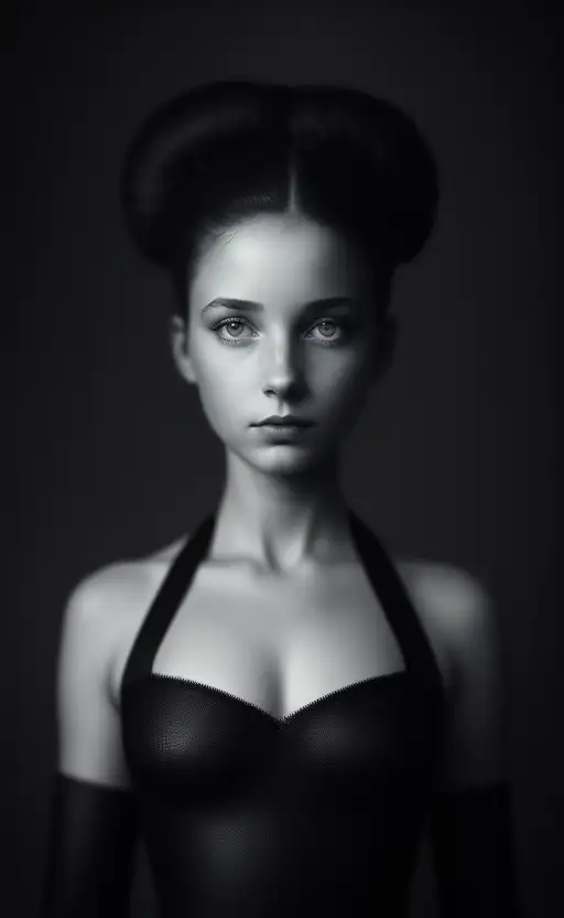 TensorRT photorealistic image studio bw portrait