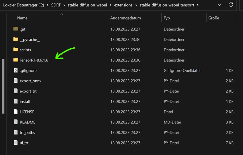 Instalation of NVIDIA TensorRT for A1111