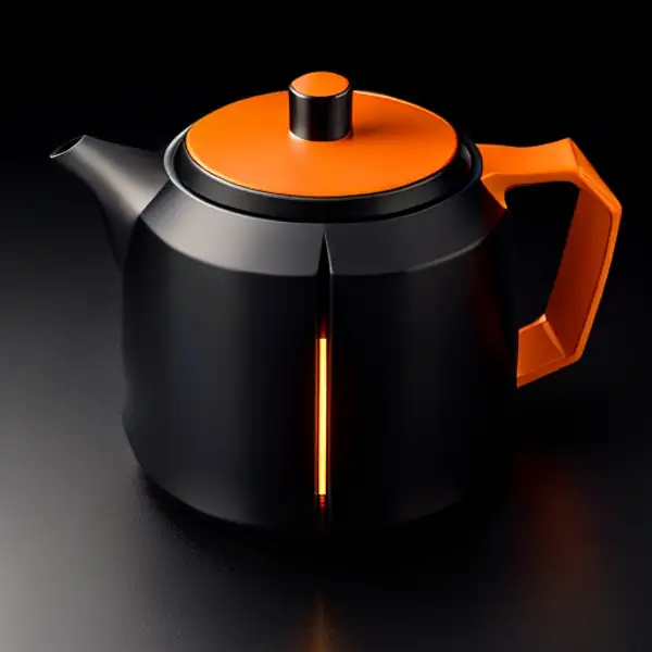 Electric Bluetooth Teapot, designed by Daniel Sandner, part of Artificial Intelligence in Industrial Design Project  