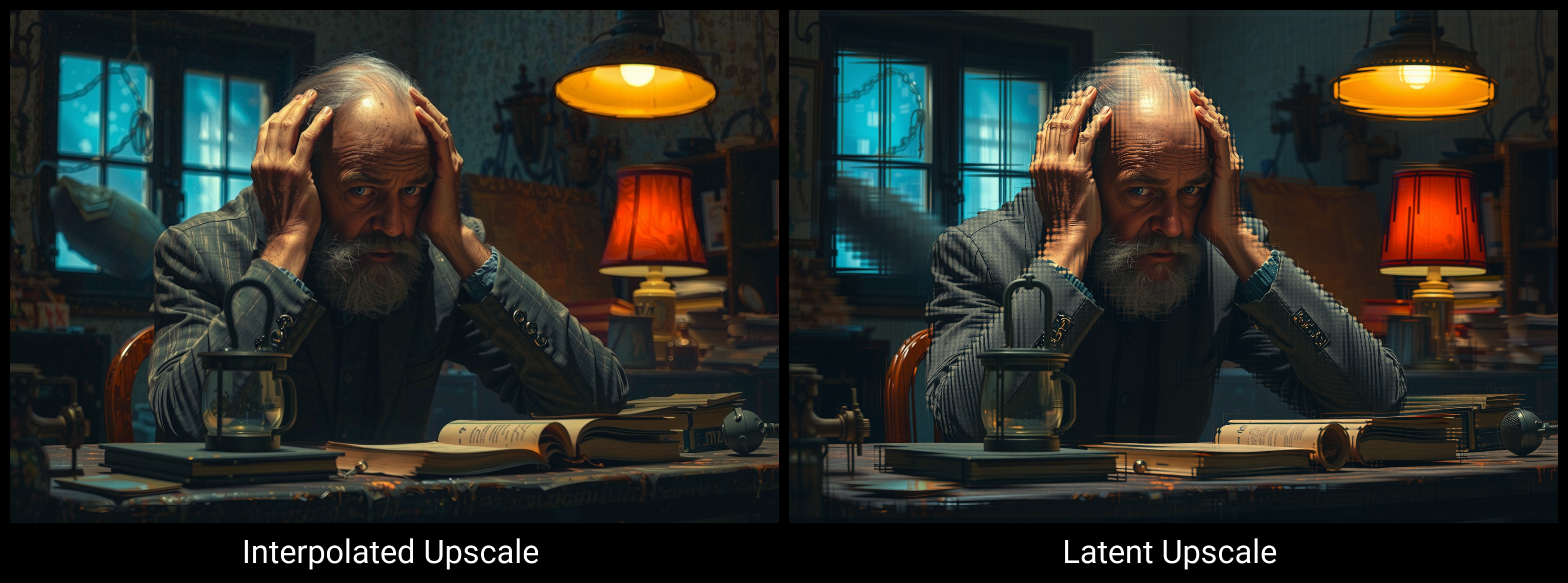 FLUX: Latent Interpolate Upscale method workflow for upscaling stable diffusion images, by Daniel Sandner